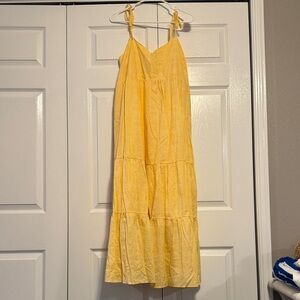 The Nines by HATCH Yellow Maternity Dress size Large